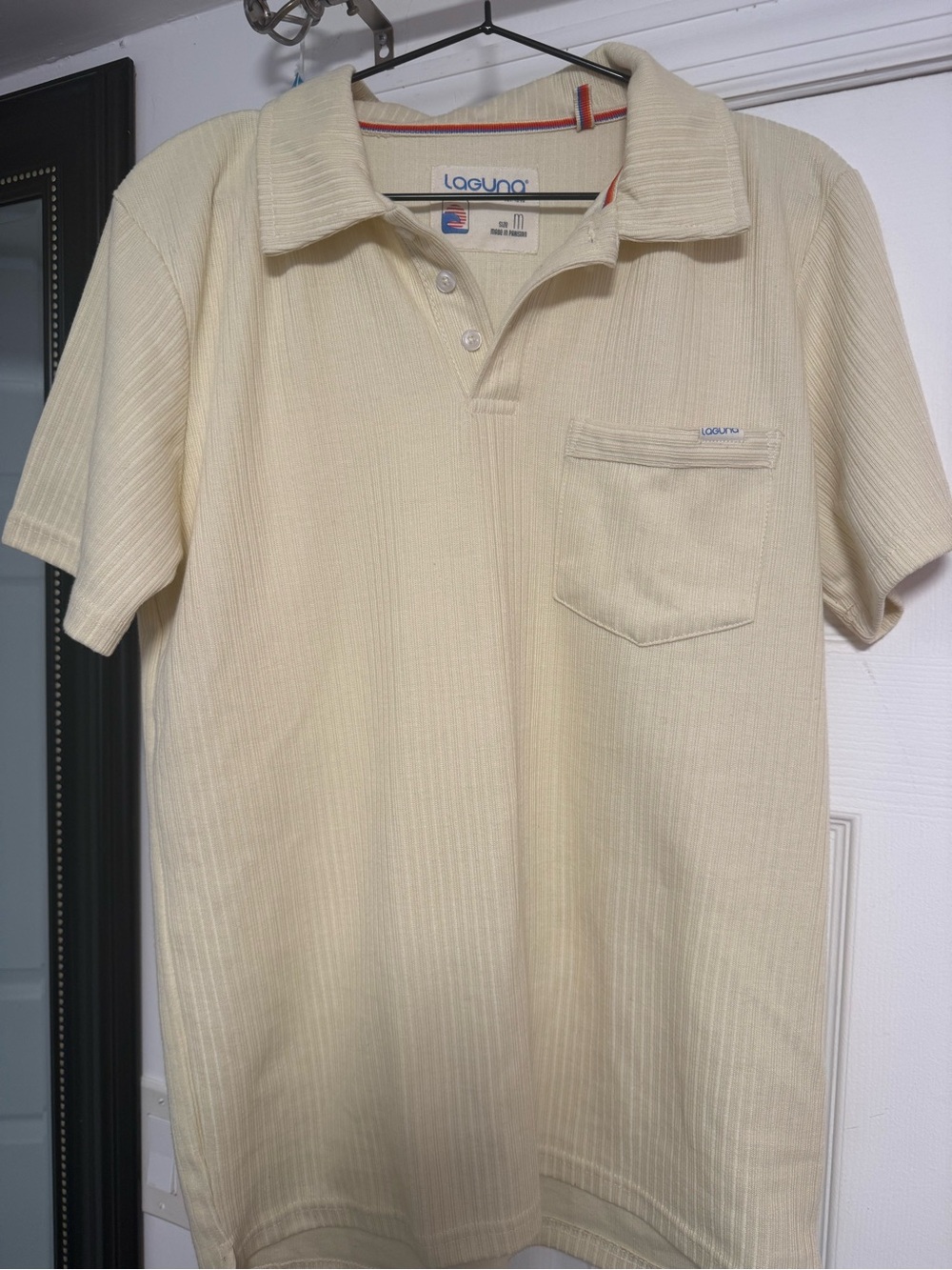 Men’s Cream Polo Shirt